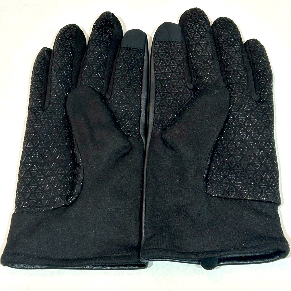 Leather gloves (worn once)